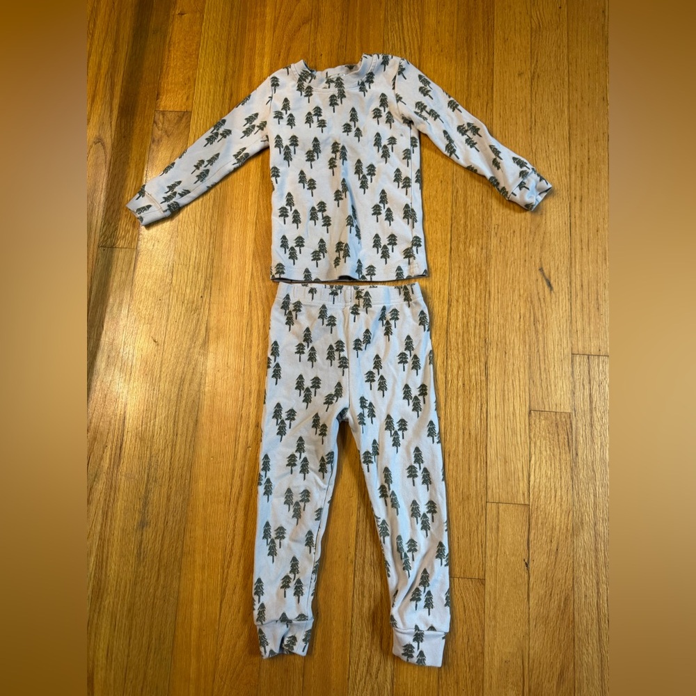 Kids Forest Print Pajama Set